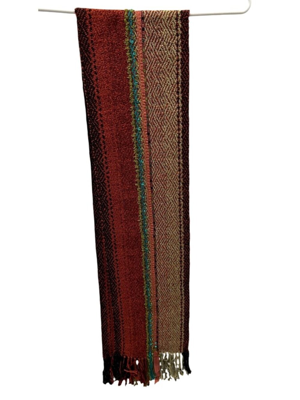 Judi Gaston Hand-Woven Scarf ~ Wearable Art